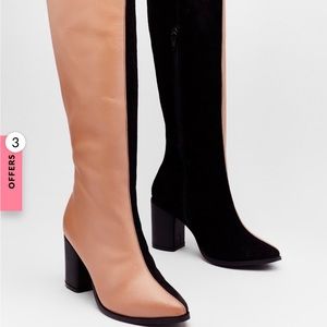Nasty Gal knee high boots